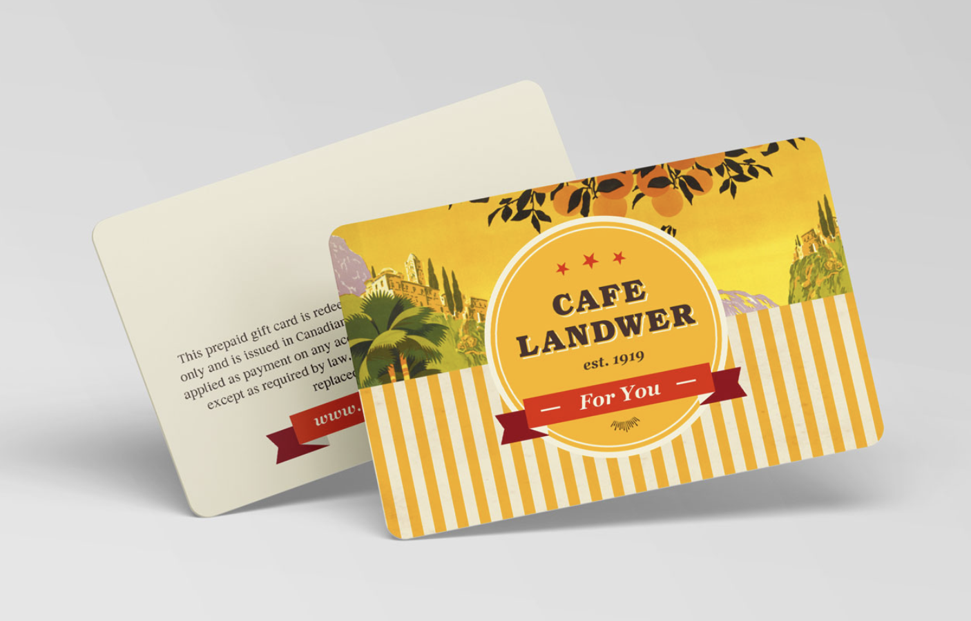 Cafe Landwer gift card
